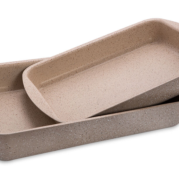 Rect Non Stick Forged Aluminum Roaster Set image number 2