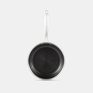 Alberto Stainless Steel Frypan 20*4.3Cm 1L, Silver