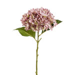 Homez single artificial flower hydrangea annabelle stem, light purple 18*18*52cm image number 0
