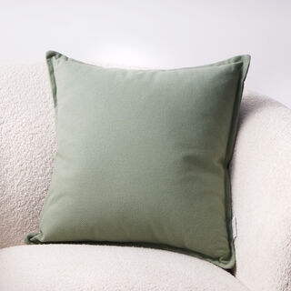 Boutique Blanche solid green cotton pillow 45*45*15cm