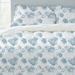 كوتاج طقم لحاف مايكروفايبر 6 قطع تصميم ازهار الزنابق، سوبر كينج 240*260 سم image number 1