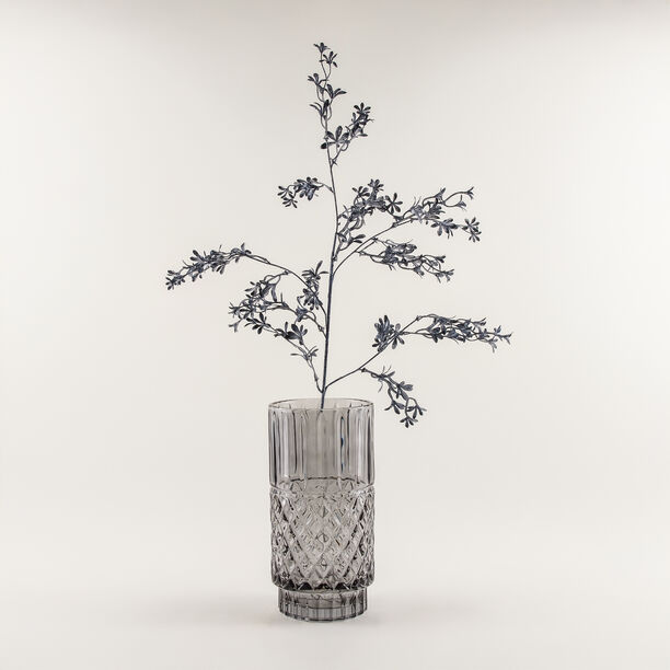 Homez vase glass light grey 14*14*27.6 cm image number 2