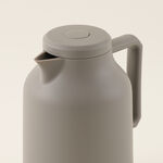 دلتي دلة شاي بلاستيك 1 لتر، رمادي image number 2