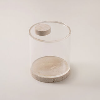 Dallaty sugar pot travertine collection