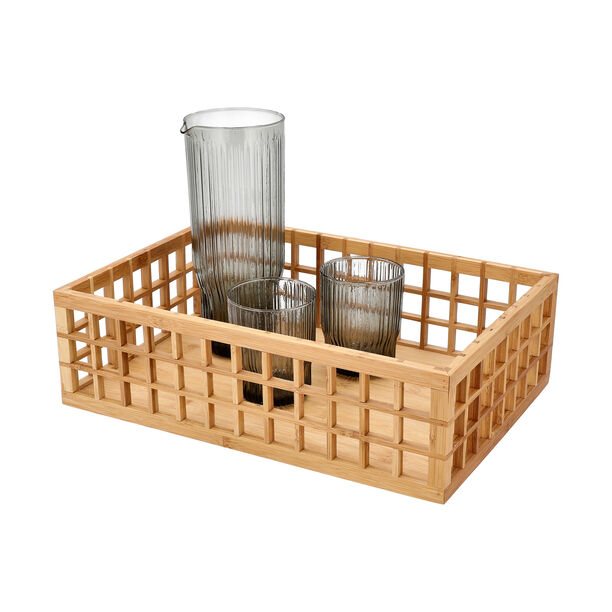 Alberto bamboo organizer box 38.5*26.5*11.5 cm image number 2