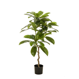 Homez indoor artificial frangipani tree in pot, 110cm