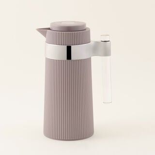 Dallaty Plastic Thermos, Light Grey, 1L