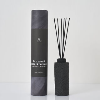 Diffuser 100ml oak wood & blackcurrant fragrance in black