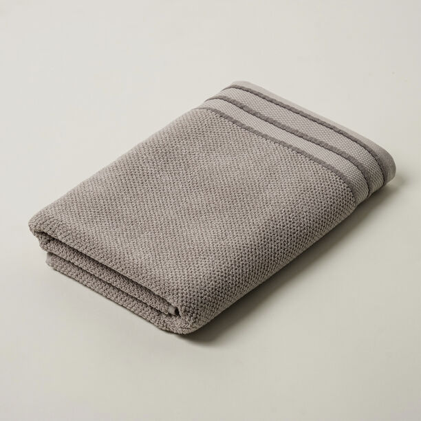Boutique Blanche jaquard cotton bath towel, beige, 140*70cm image number 4