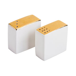 La Mesa  Salt & Pepper  2 Pieces Set Gold Plated