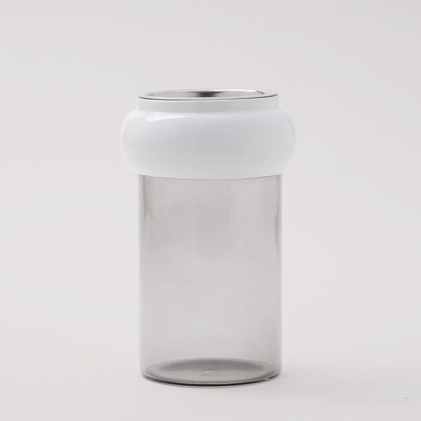 Marjan Collection Homez Candle Holder Glass, Blue, 12*12*17.5 cm image number 0