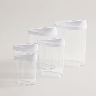 Alberto plastic food container 5 pcs set