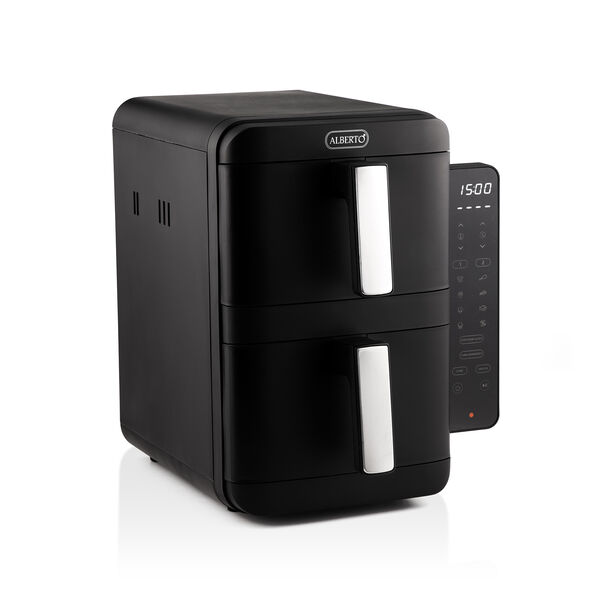 Alberto double stack air fryer 4.5l + 4.5l 2400w image number 3