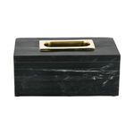Tissue Box Marble Black image number 2