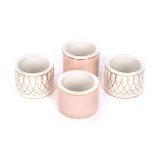La Mesa Parrot Napkin Ring 4 Pieces Set