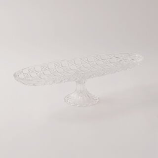 La Mesa large glass serving stand 50.5*15.7*12.9 cm