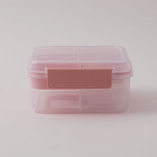 Alberto plastic salad bowl, pink 21.8*18.1*8.4cm