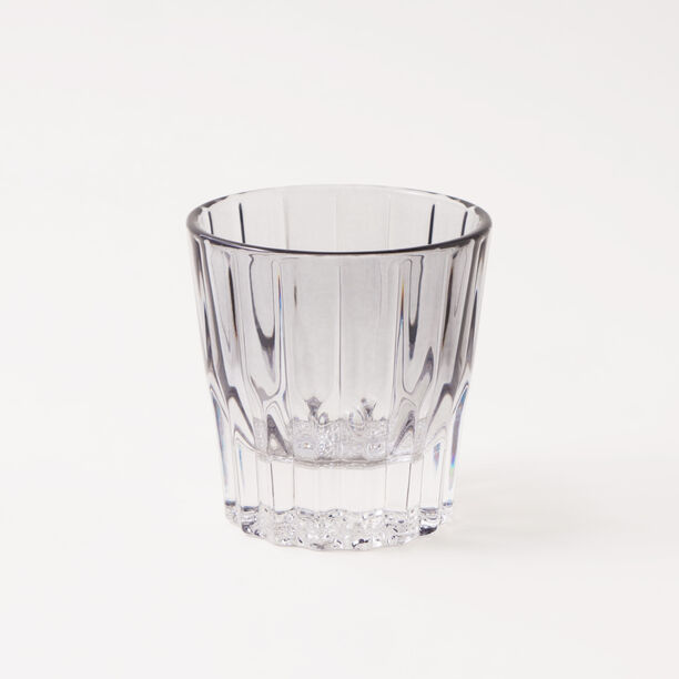 La Mesa 4pcs embossed glass juice tumbler set, multicolor 8.7*8.5*8.5cm image number 6