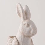 هومز ديكور حديقة على شكل ارنب لون رمادي image number 4