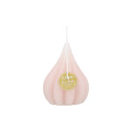 Pear Shape Candle Rustic Pink 7.5*10 cm image number 0