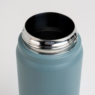 Alberto sainless steel 900ml water bottle with straw green