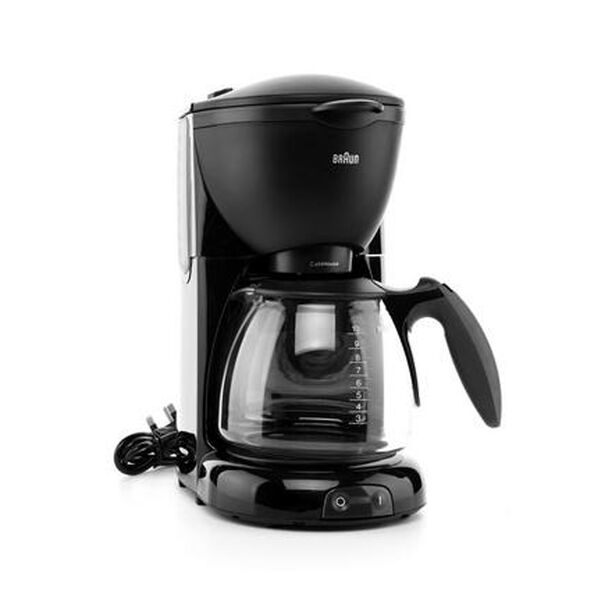 Braun KF 560 electric coffee maker with OptiBrew system, 1100 W