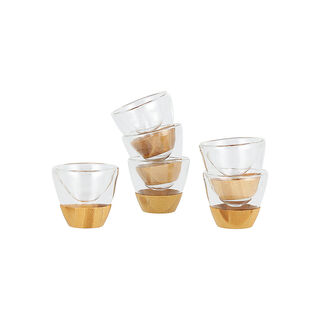 Arabic Coffee Cups Bamboo 6Pc