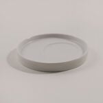 Dallaty 12pcs tea cup set with porcelain saucers, white image number 2