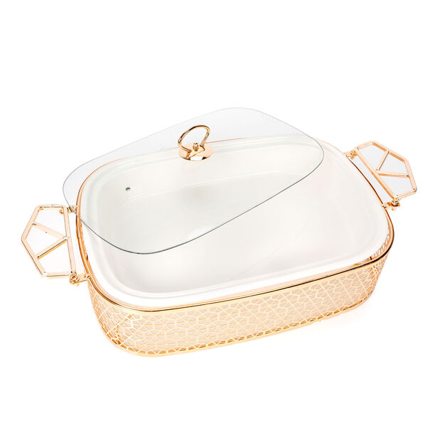 Buy Rectangular Food Warmer Gold Online Nice
