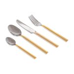 La Mesa Sharon Cutlery Set 16 Pieces Gold image number 0