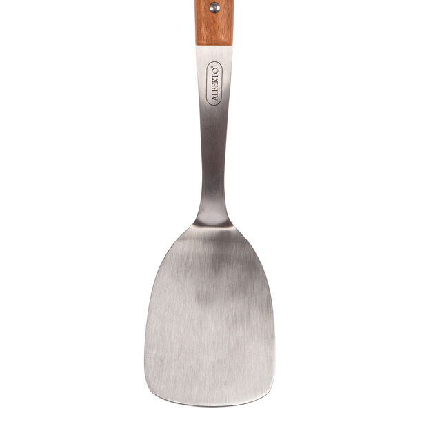 Alberto Stainless Steel Turner With Wooden Handle image number 2