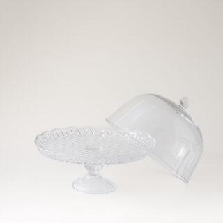 La Mesa cake plate with dome large size 31*31*29 cm