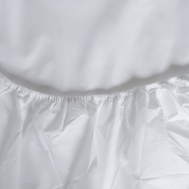 Cottage 200tc percale super king fitted sheet, white 200*200cm image number 2