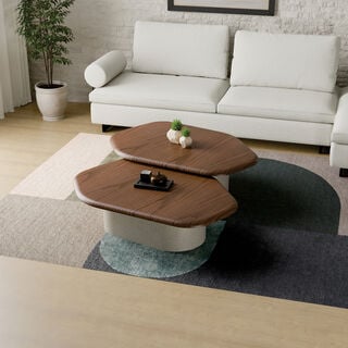 هومز سيرينا طاولة وسط، بني 110*80*35.5 سم