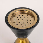 مبخرة رخام باللون الأسود بقطر 11*19 سم image number 2