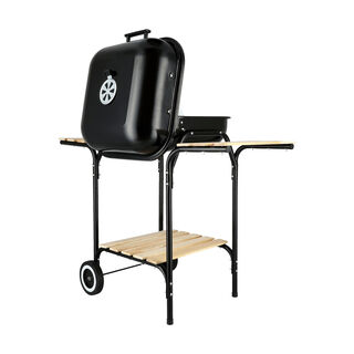 Square Trolly Grill In Black 18"