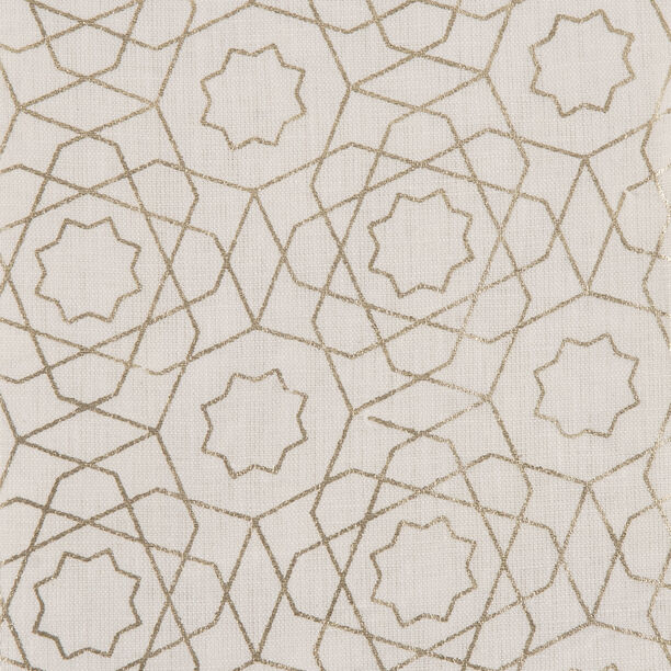 مفرش طاولة لاميسا كتان بنقشة ذهبية 170*270 سم image number 2