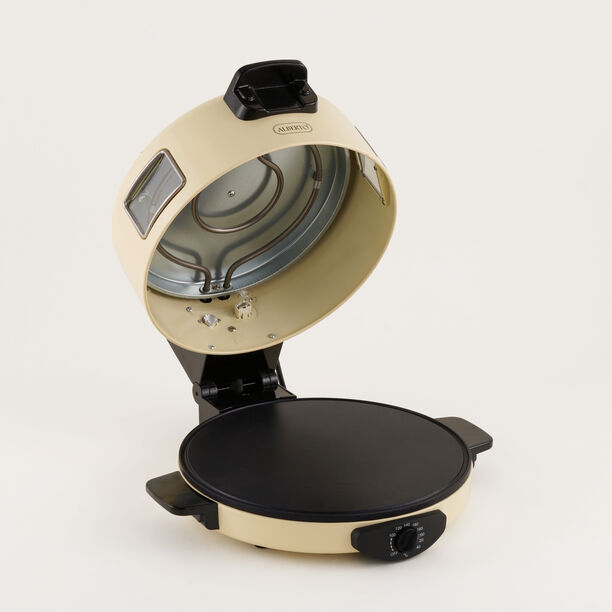 صانعة خبز عربي كهربائية البرتو ستانلس ستيل بيج 30 سم image number 1