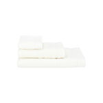 Ambra waffle jacquard/cotton face towel, whtie, 30*50 cm image number 4