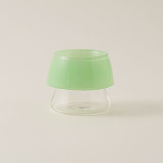 Dallaty 6Pcs Glass Saudi Coffee Cup Set, Green