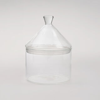 Dallaty Acrylic Sugar Bowl With Dome Lid, 13*13*17.8 Cm