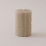 هومز شمعة إليغنت من شمع الصويا، بيج 7*7*10.5سم image number 1