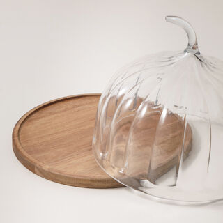 La Mesa glass cake stand 30*24cm