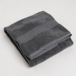 Boutique Blanche grey ultra soft cotton bathroom towl 70*140 cm image number 1