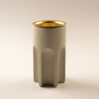 Homez Resin Oud Burner Taibah Collection, Cream 20*11*11Cm