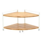 Alberto White Coated 2 Tier Rack image number 0