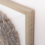 Wall Art Framed Object Golden Feather image number 2