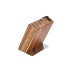 Alberto Acacia Wood Knife Block With 5 Wood Knives Set And Sharpner image number 6