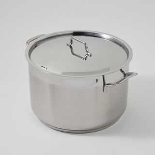 Alberto 14pcs stainless steel anett cookware set with glass lids