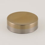 صحن صابون هومز ستانلس ستيل ذهبي فاتح 12 سم image number 1